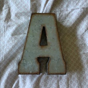 Letter A decorative